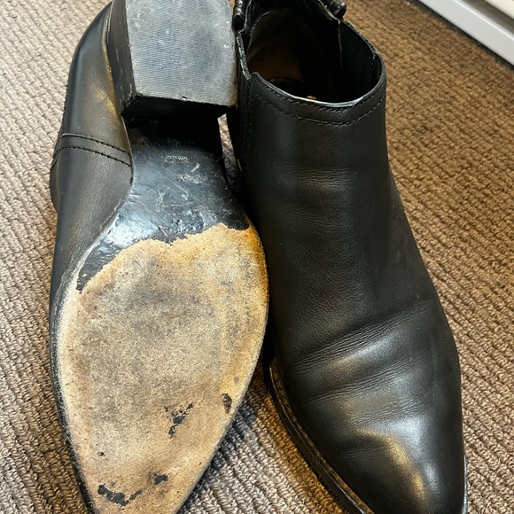 Alexander Wang Kori Ankle Boot with Cut Out Rose Gold Heel - Picture 5 of 5